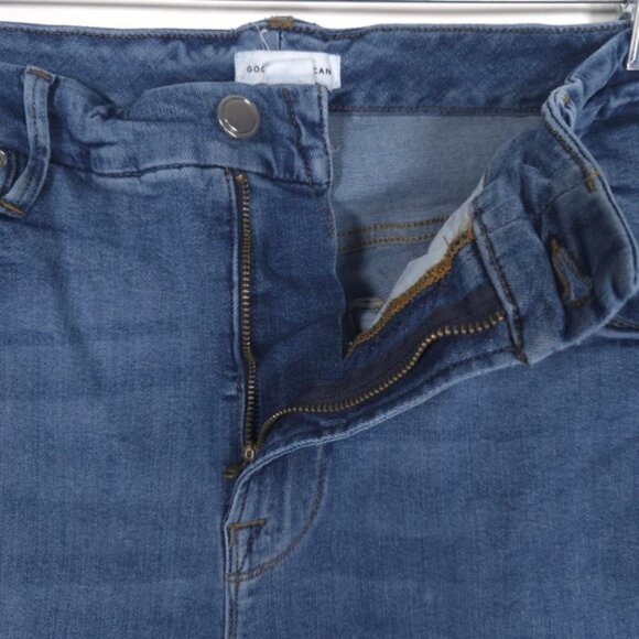 GOOD AMERICAN Women’s Jeans Distressed High Rise Blue 752 GLC873TINA Size 18 - Picture 9 of 14